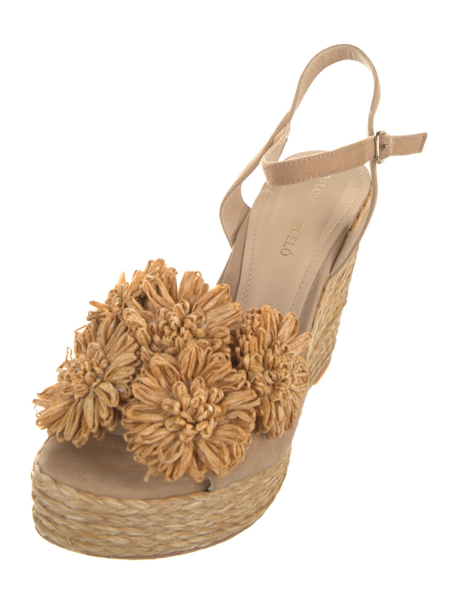 Paloma Barceló Suede Colorblock Pattern Espadrilles