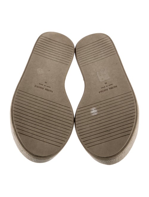 Paloma Barceló Canvas Crystal Embellishments Espadrilles