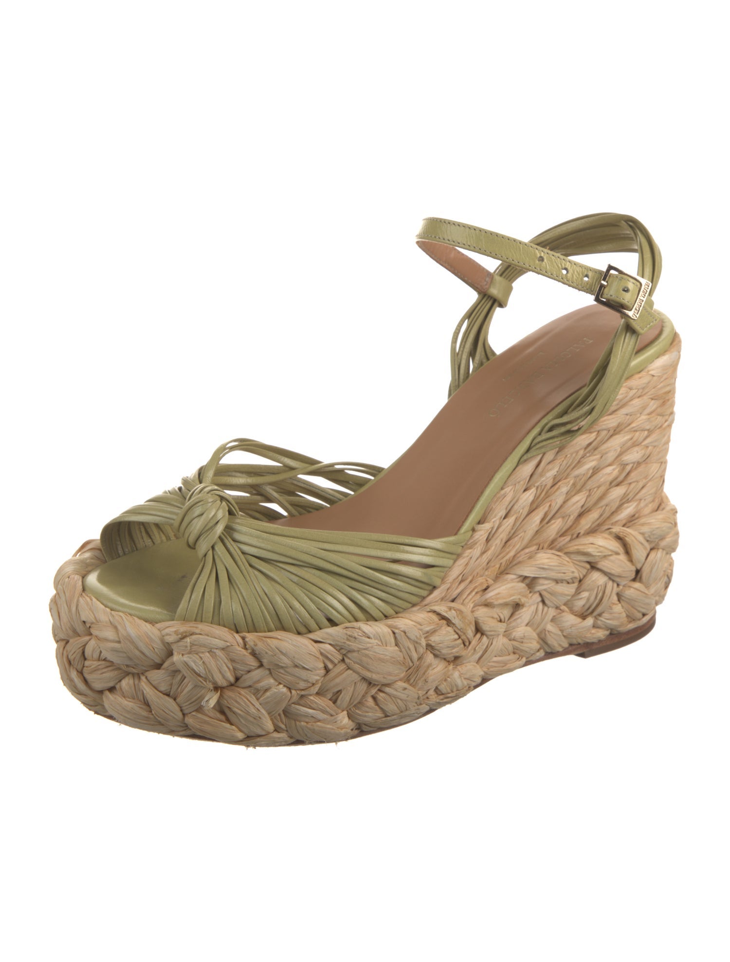 Paloma Barceló Patent Leather Espadrilles