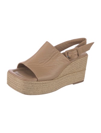 Paloma Barceló Leather Espadrilles