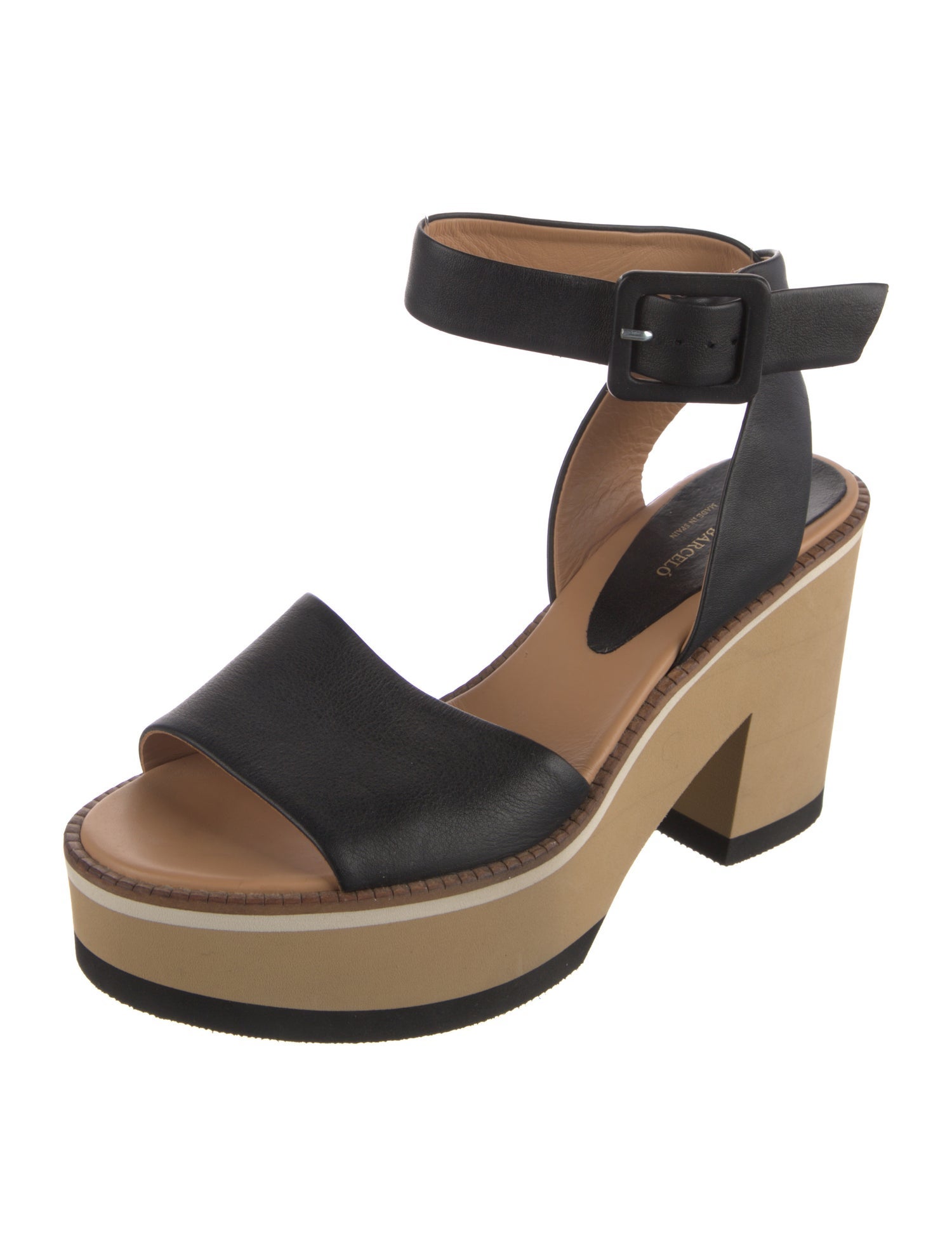 Paloma Barceló Leather Sandals