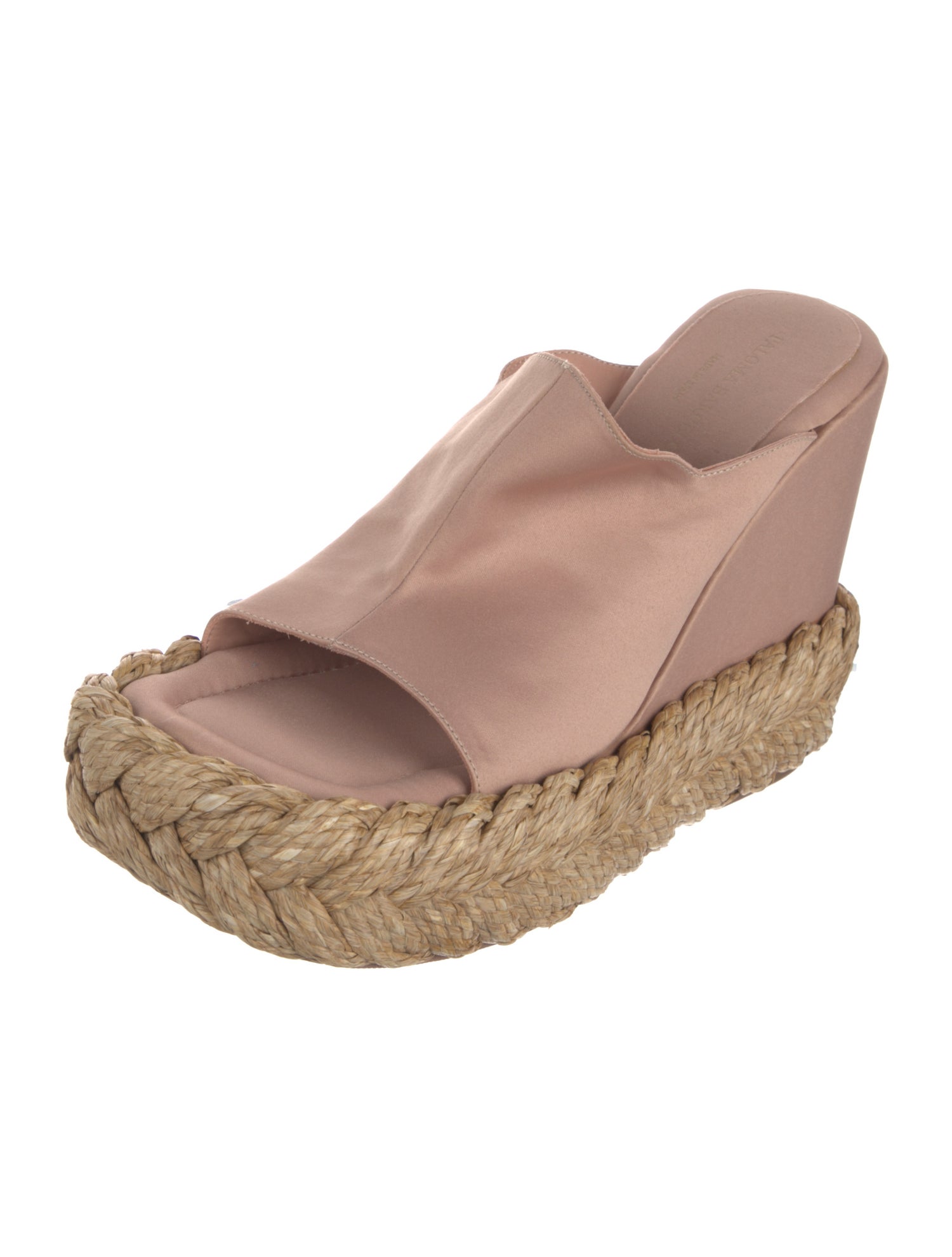 Paloma Barceló Satin Espadrilles