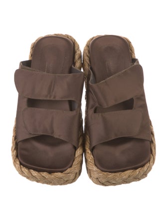 Paloma Barceló Straw Espadrilles