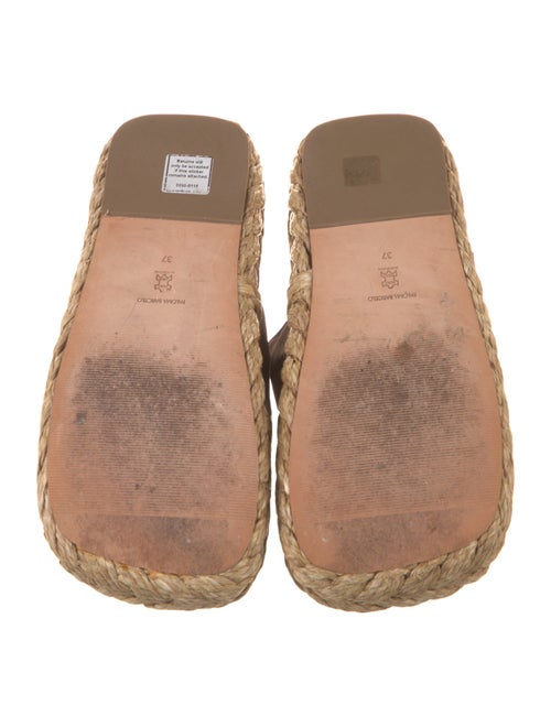 Paloma Barceló Straw Espadrilles