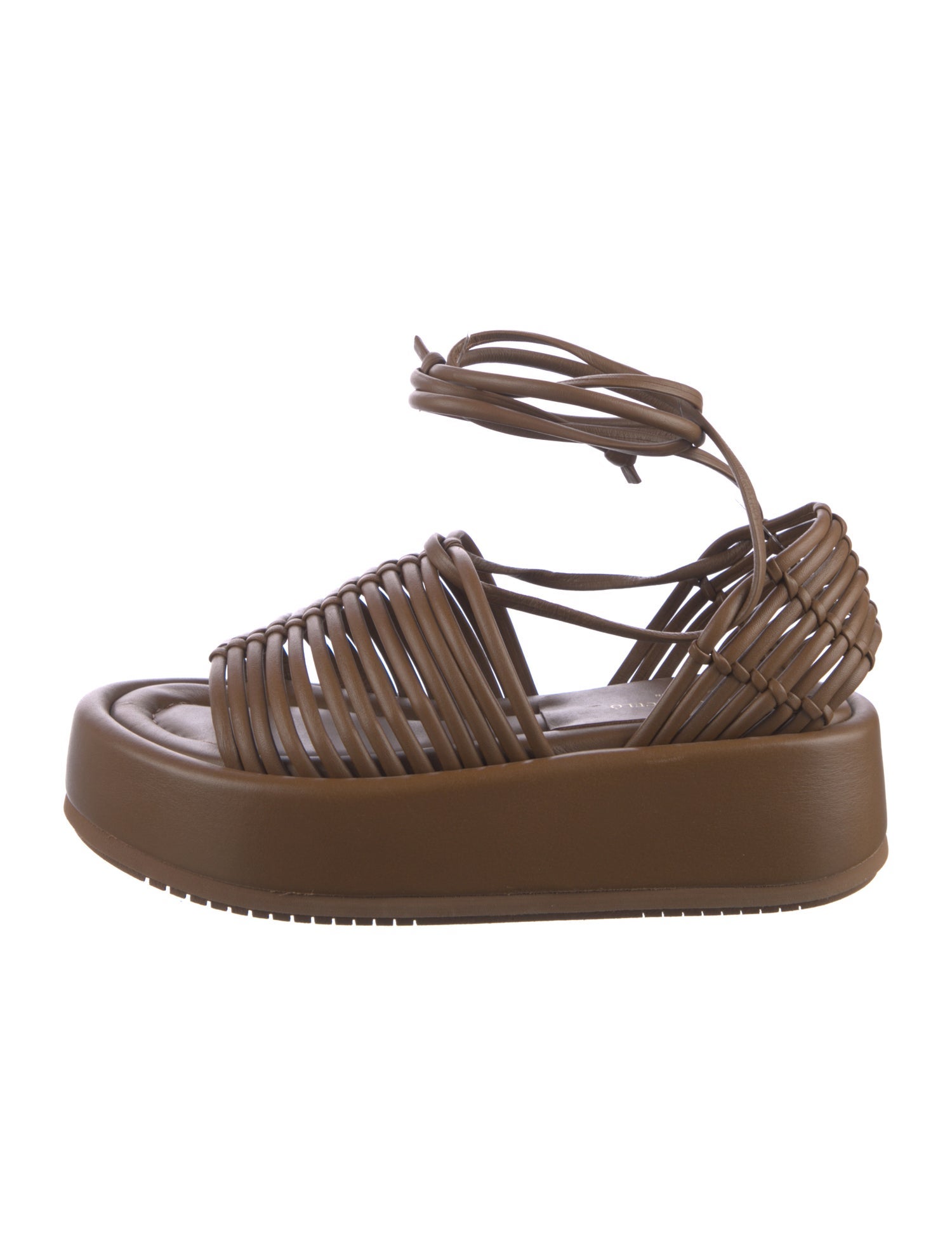 Paloma Barceló Leather Gladiator Sandals