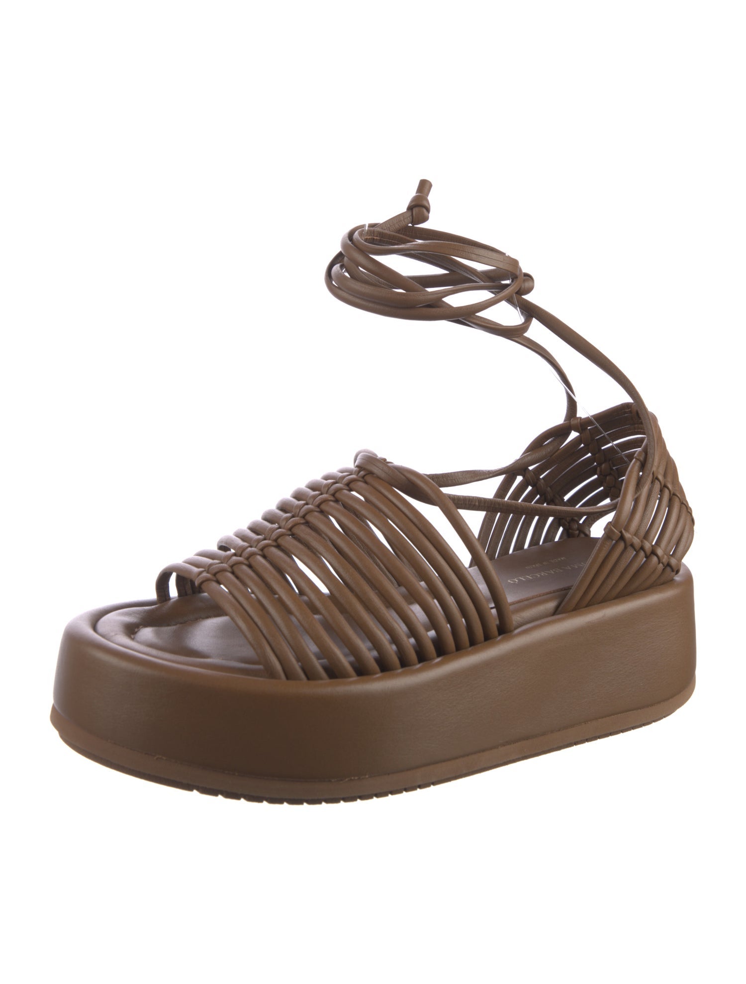 Paloma Barceló Leather Gladiator Sandals