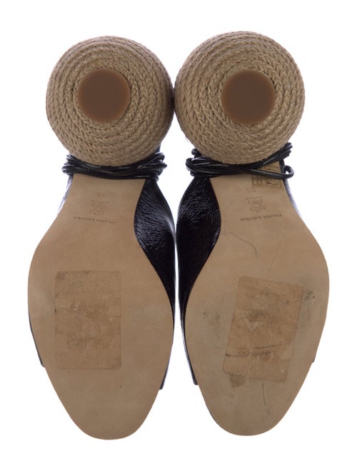 Paloma Barceló Leather Braided Accents Sandals