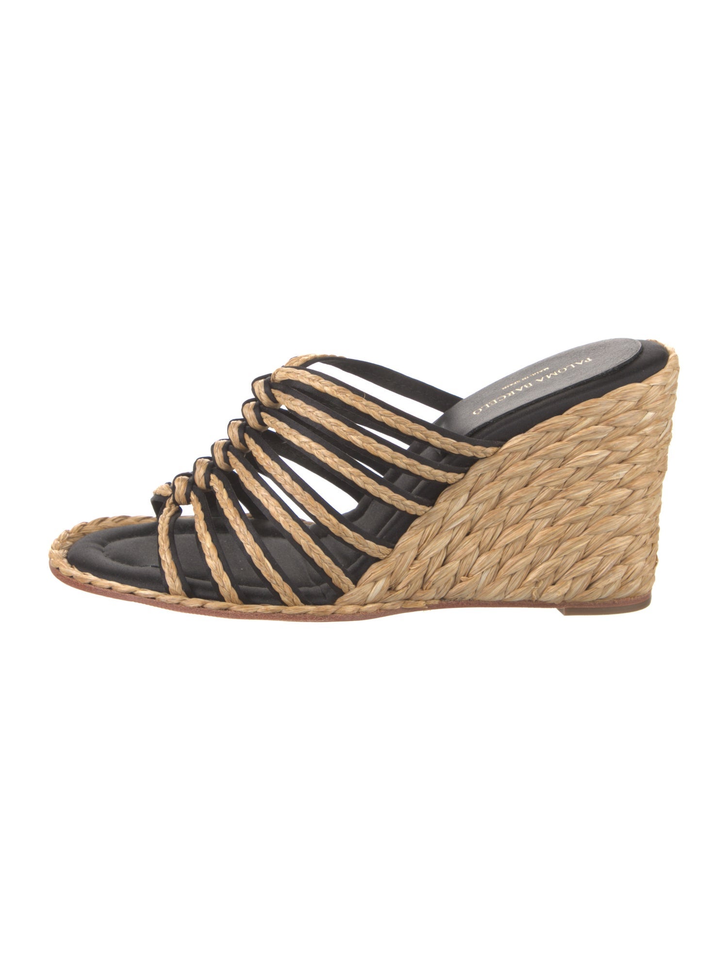 Paloma Barceló Straw Espadrilles