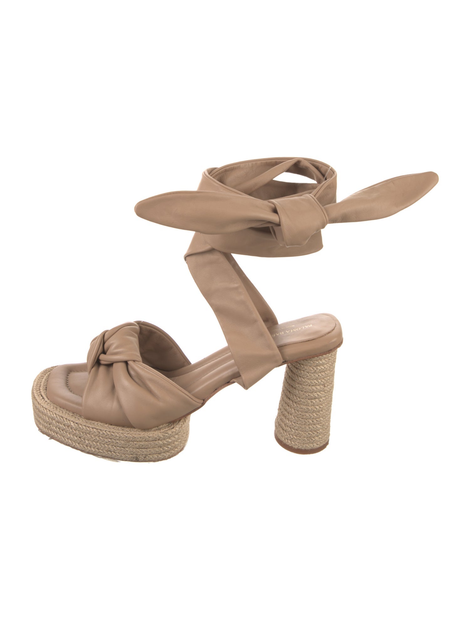 Paloma Barceló Leather Espadrilles