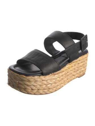 Paloma Barceló Leather Espadrilles