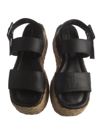 Paloma Barceló Leather Espadrilles