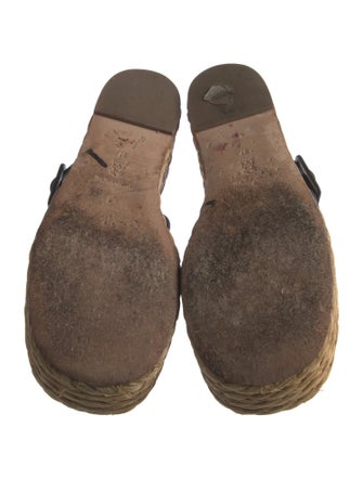 Paloma Barceló Leather Espadrilles