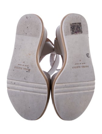 Paloma Barceló Leather Espadrilles