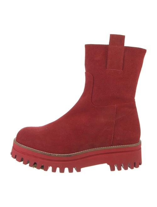 Paloma Barceló Suede Combat Boots