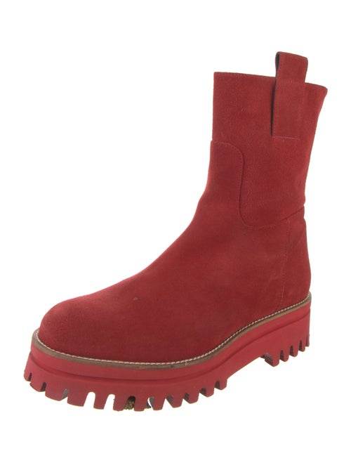 Paloma Barceló Suede Combat Boots