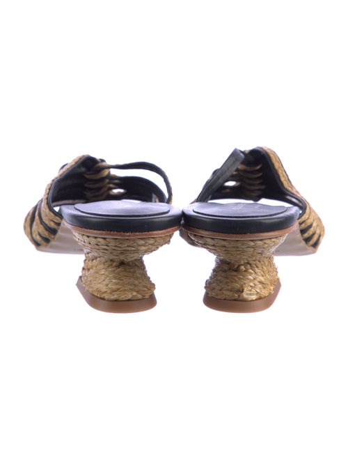 Paloma Barceló Raffia Slides