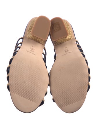 Paloma Barceló Raffia Slides