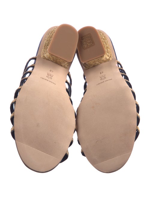 Paloma Barceló Raffia Slides