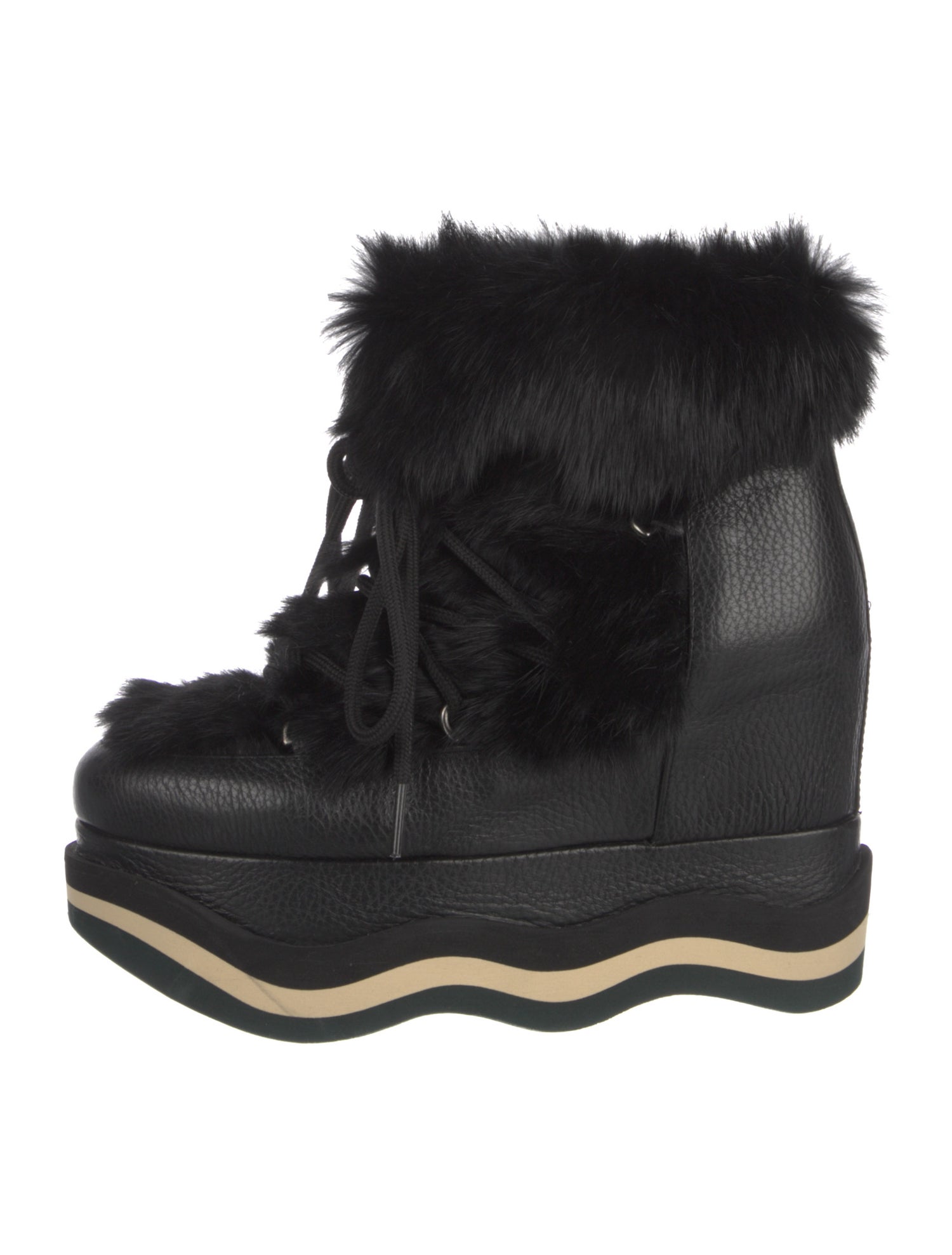 Paloma Barceló Leather Lace-Up Boots