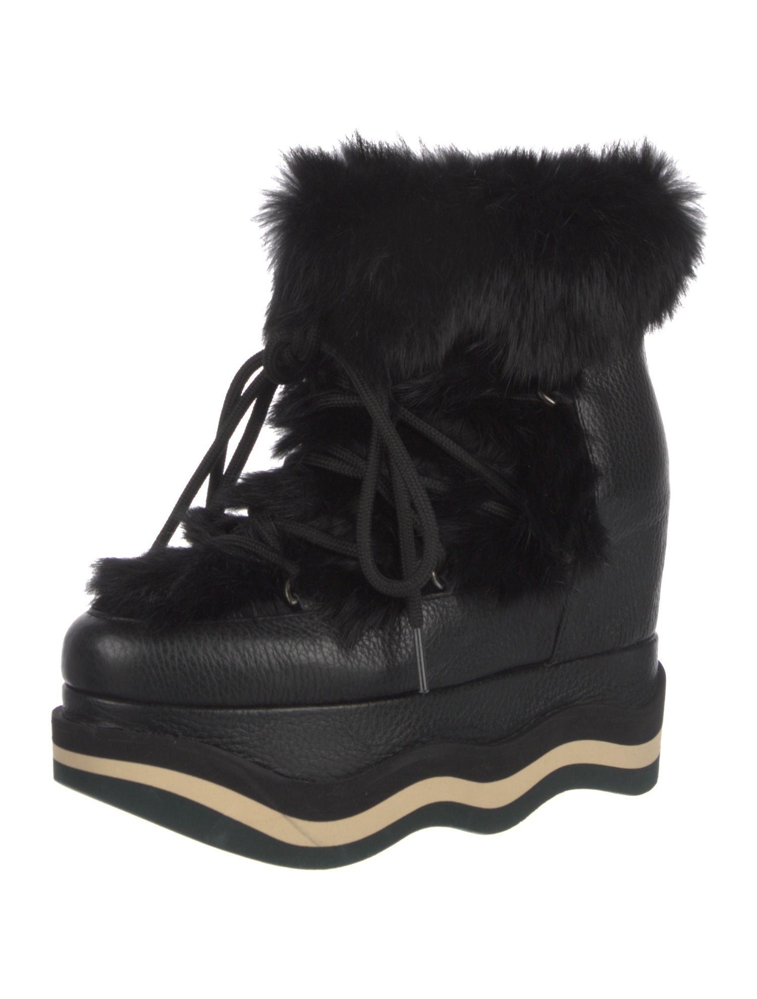 Paloma Barceló Leather Lace-Up Boots