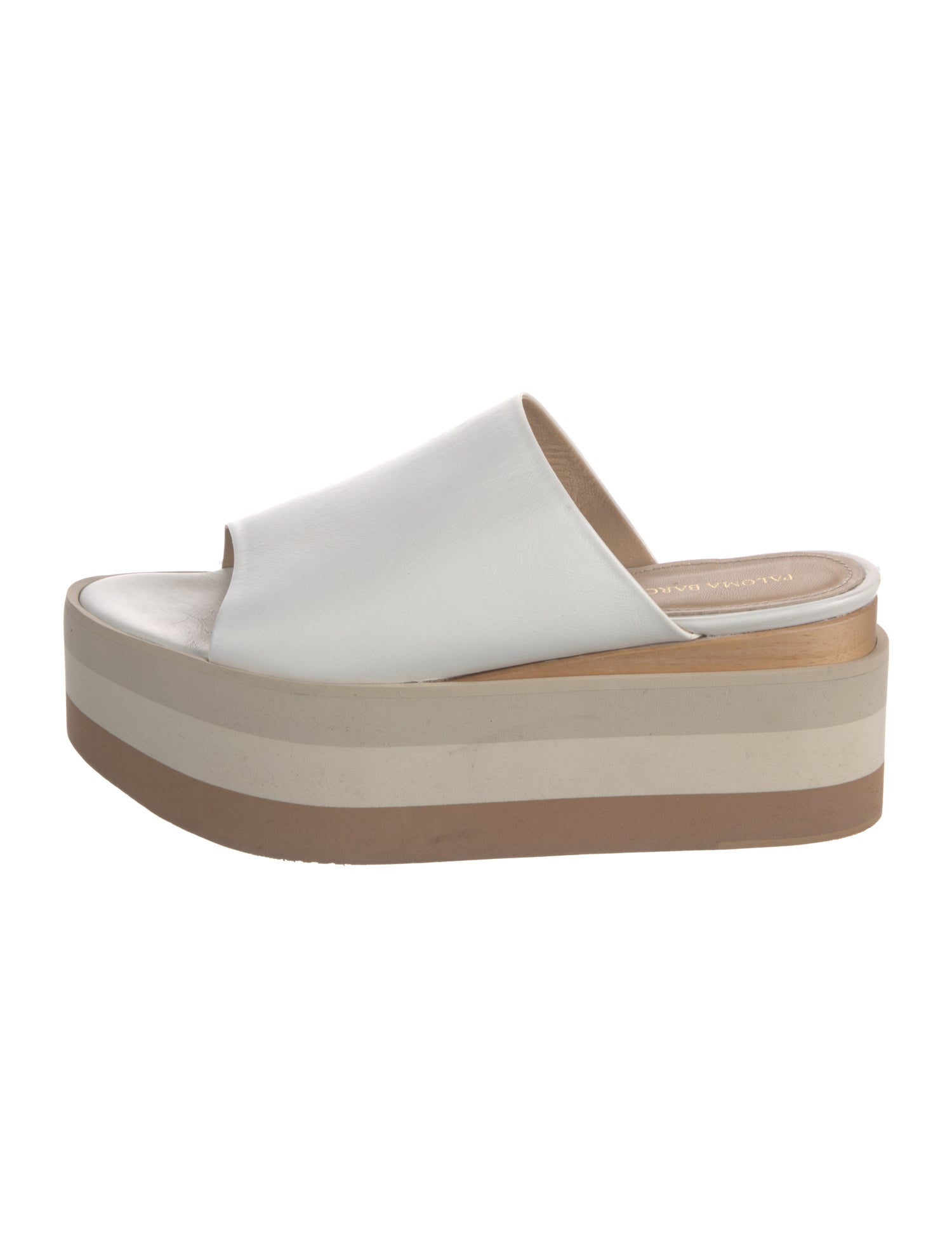 Paloma Barceló Leather Slides