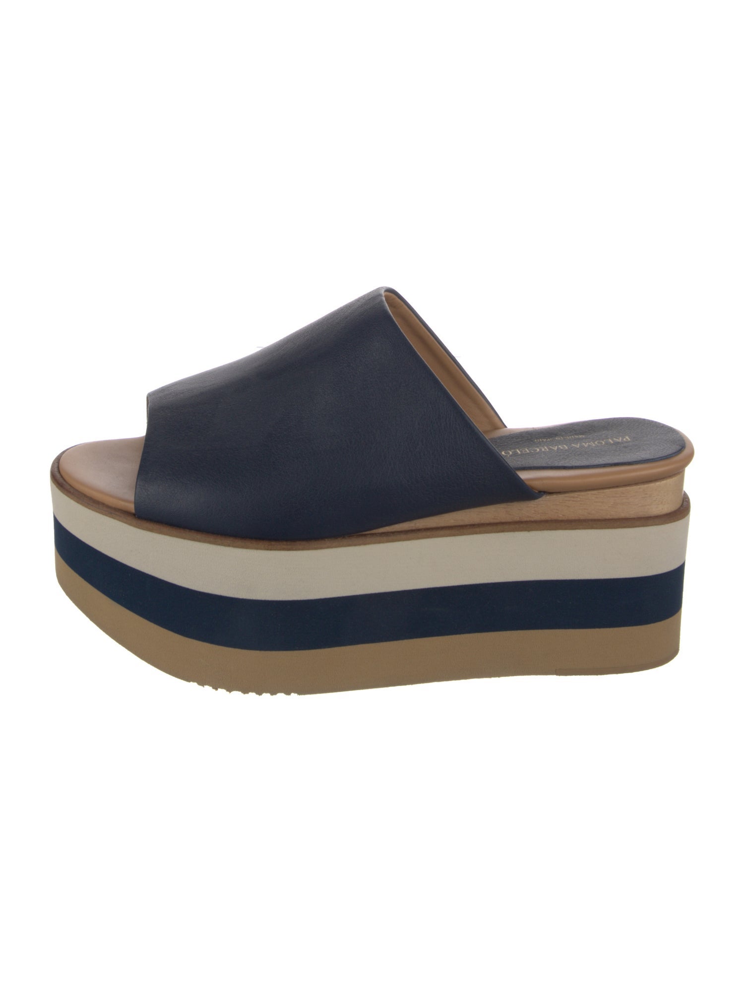 Paloma Barceló Leather Slides