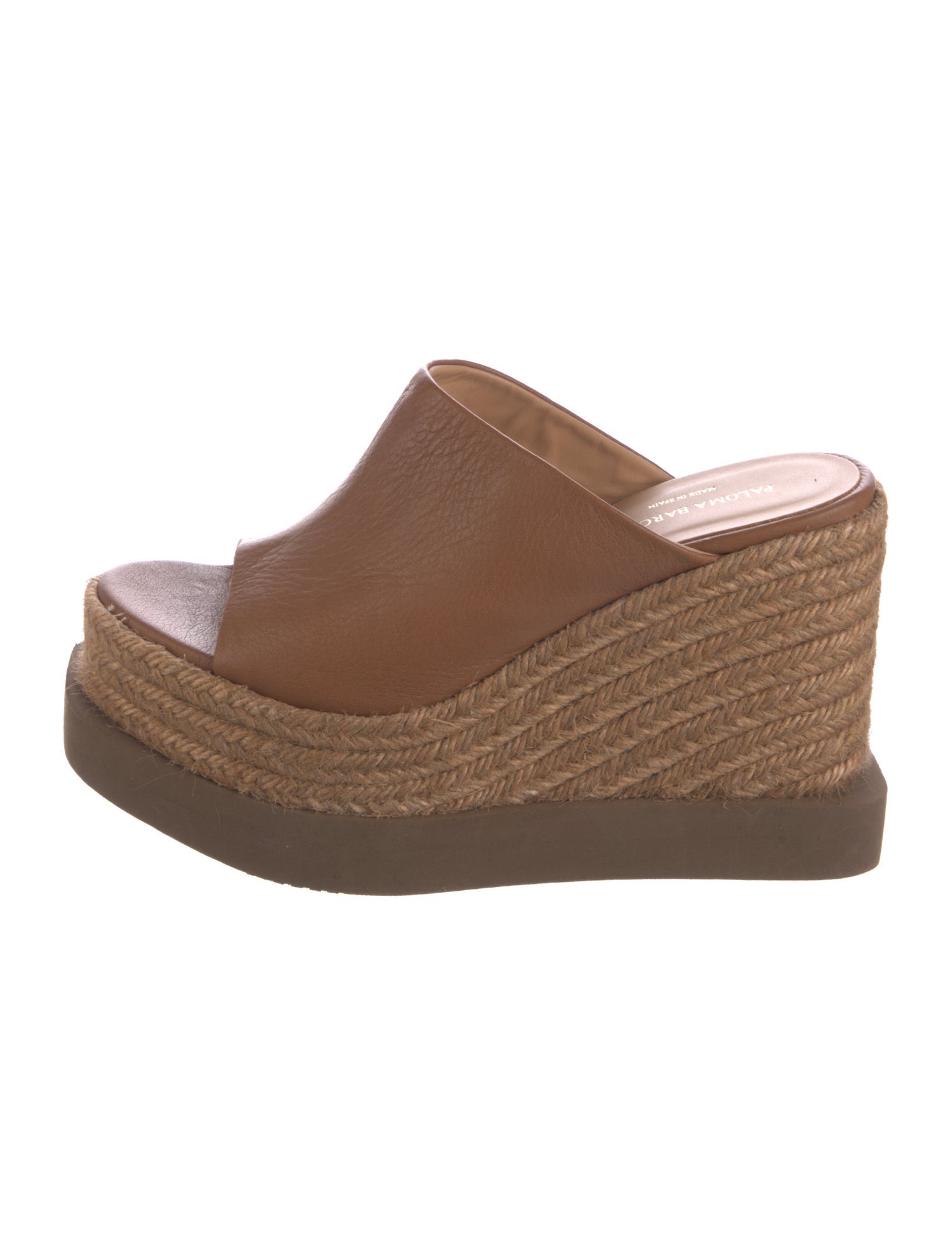 Paloma Barceló Leather Espadrilles