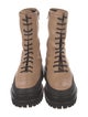 Paloma Barceló Leather Combat Boots