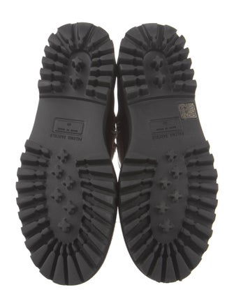 Paloma Barceló Leather Combat Boots