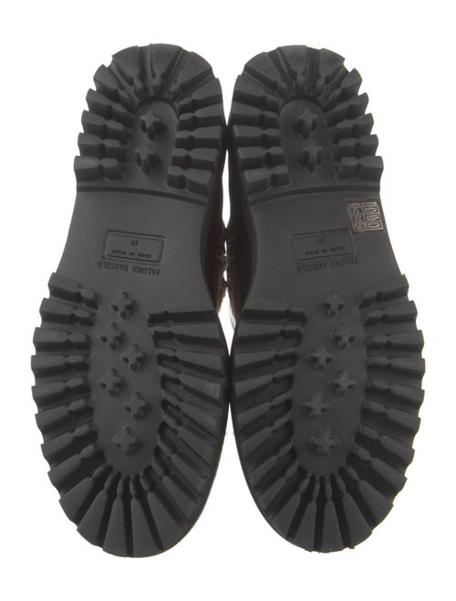 Paloma Barceló Leather Combat Boots