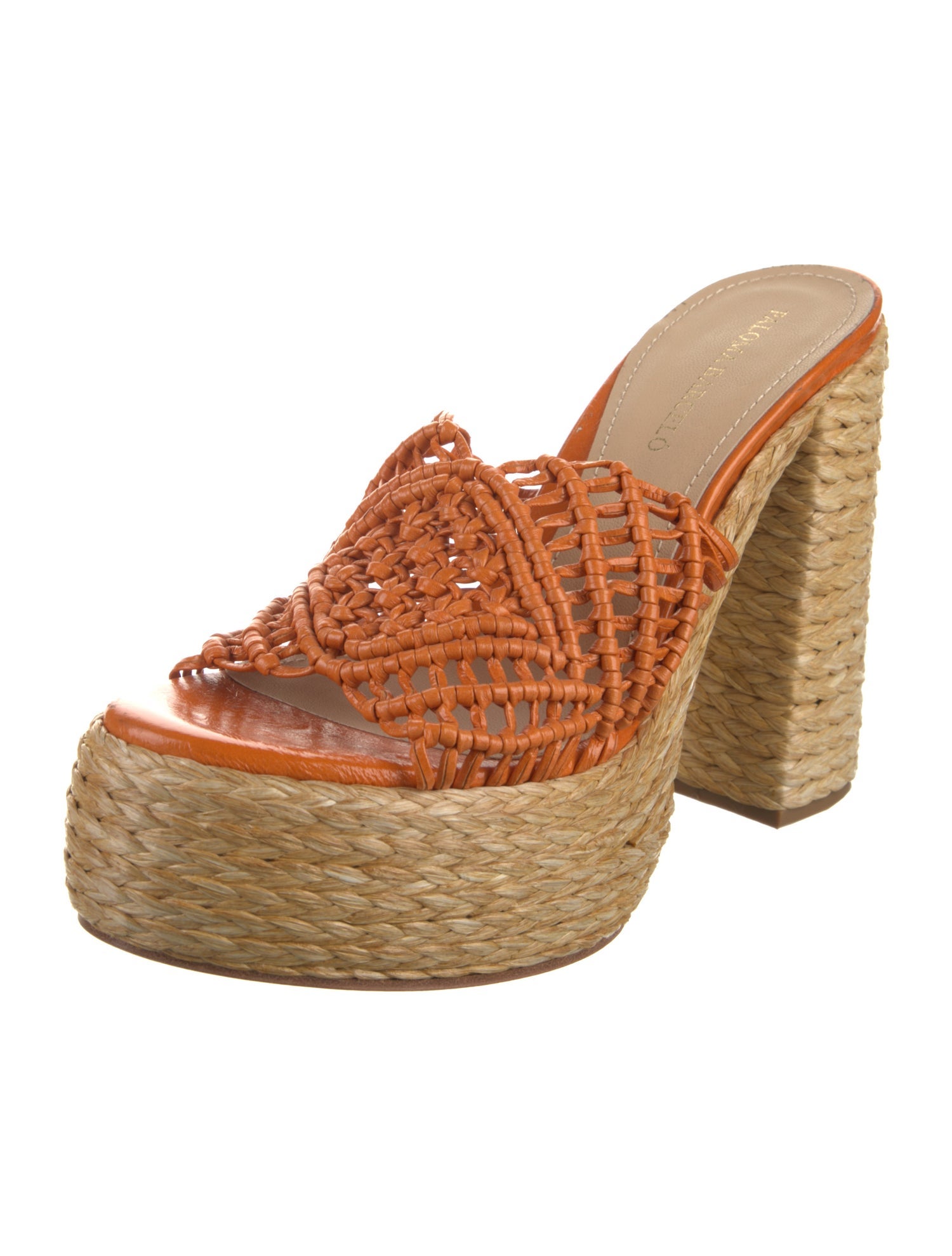 Paloma Barceló Raffia Mules