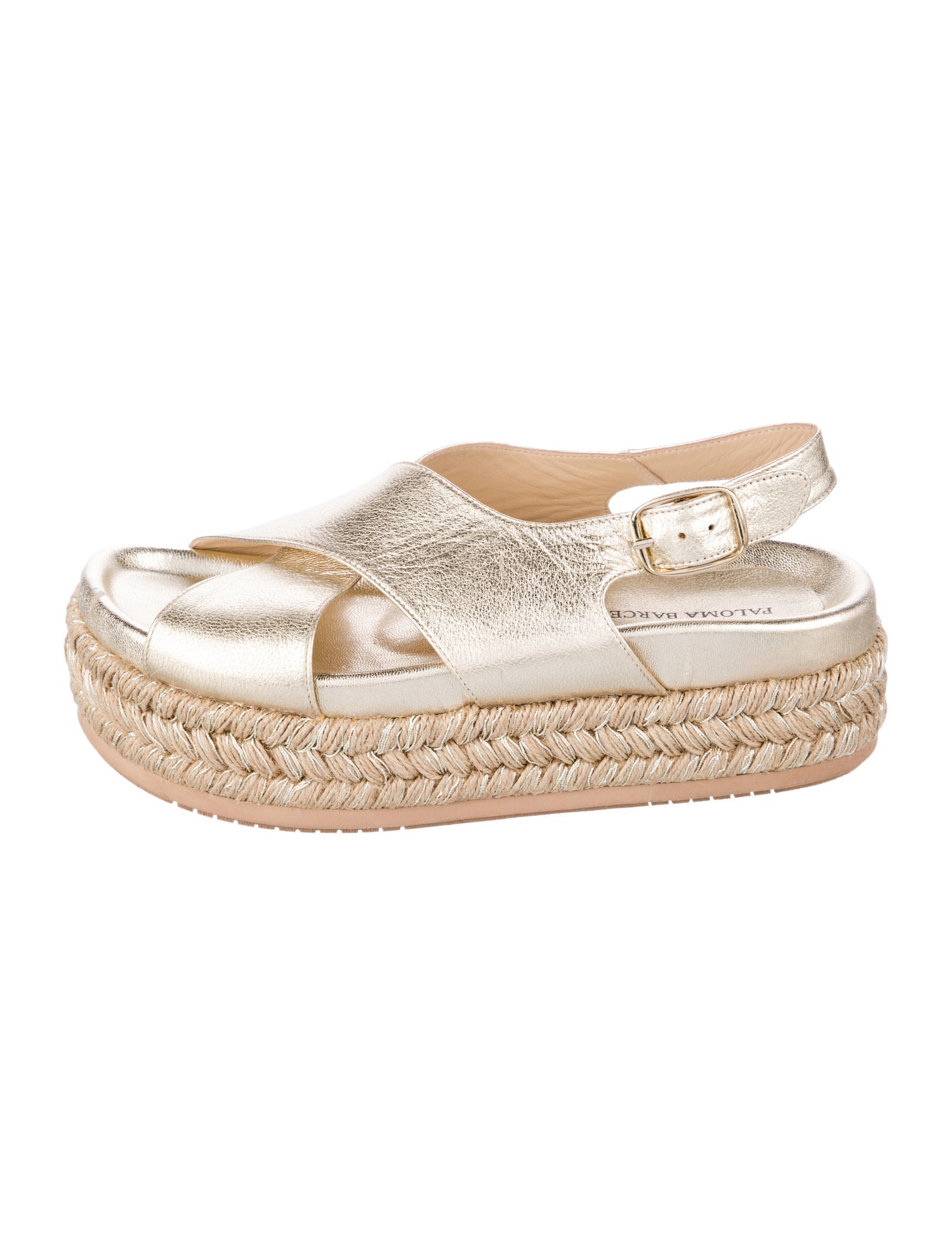 Paloma Barceló Leather Espadrilles