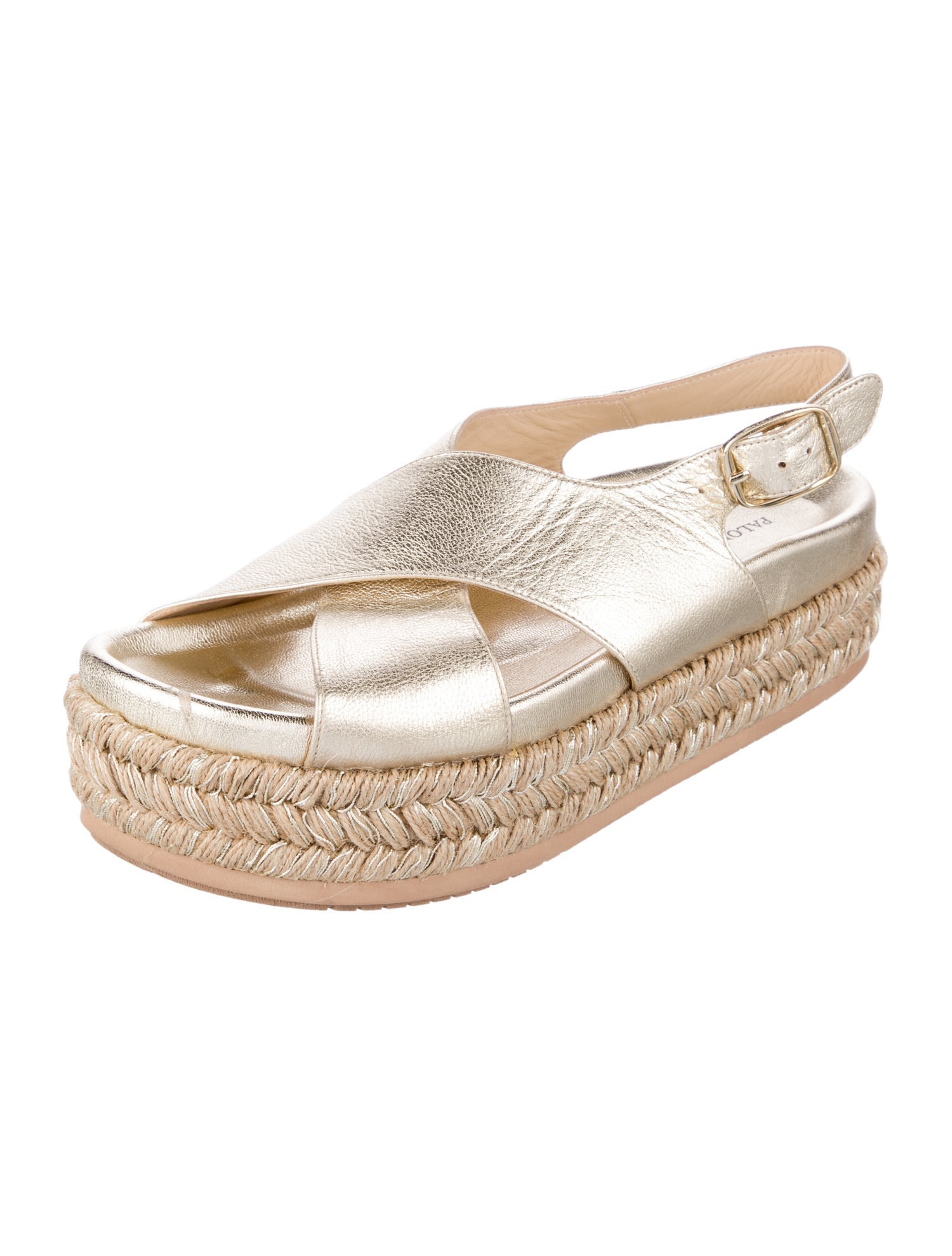 Paloma Barceló Leather Espadrilles