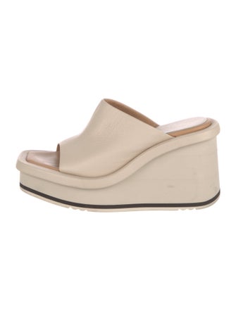 Paloma Barceló Leather Slides
