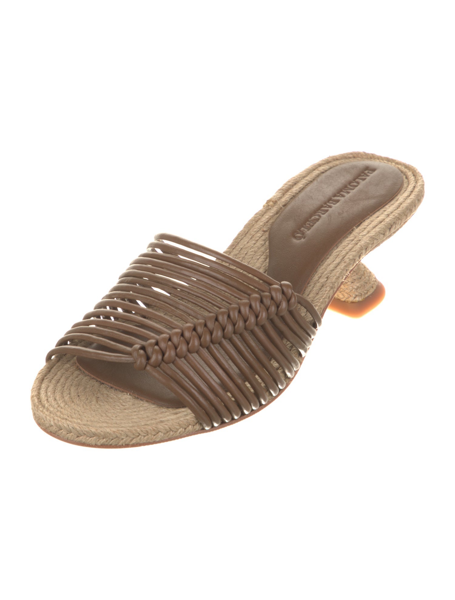 Paloma Barceló Jute Animal Print Espadrilles