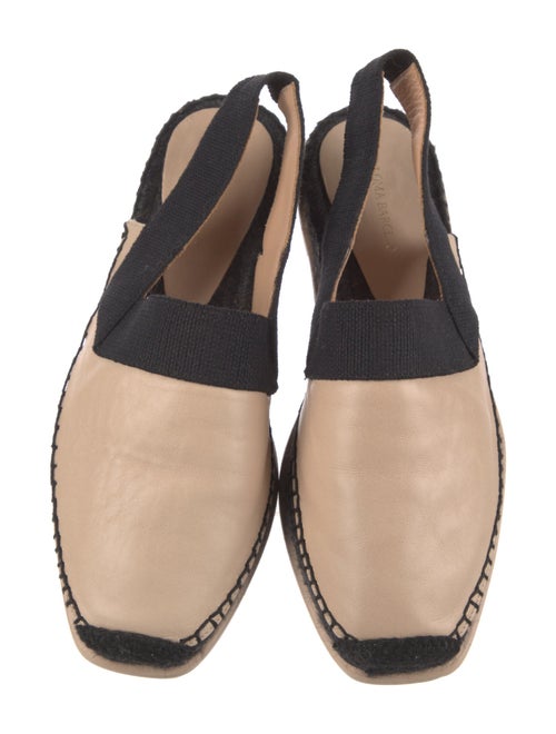 Paloma Barceló Leather Slingback Flats