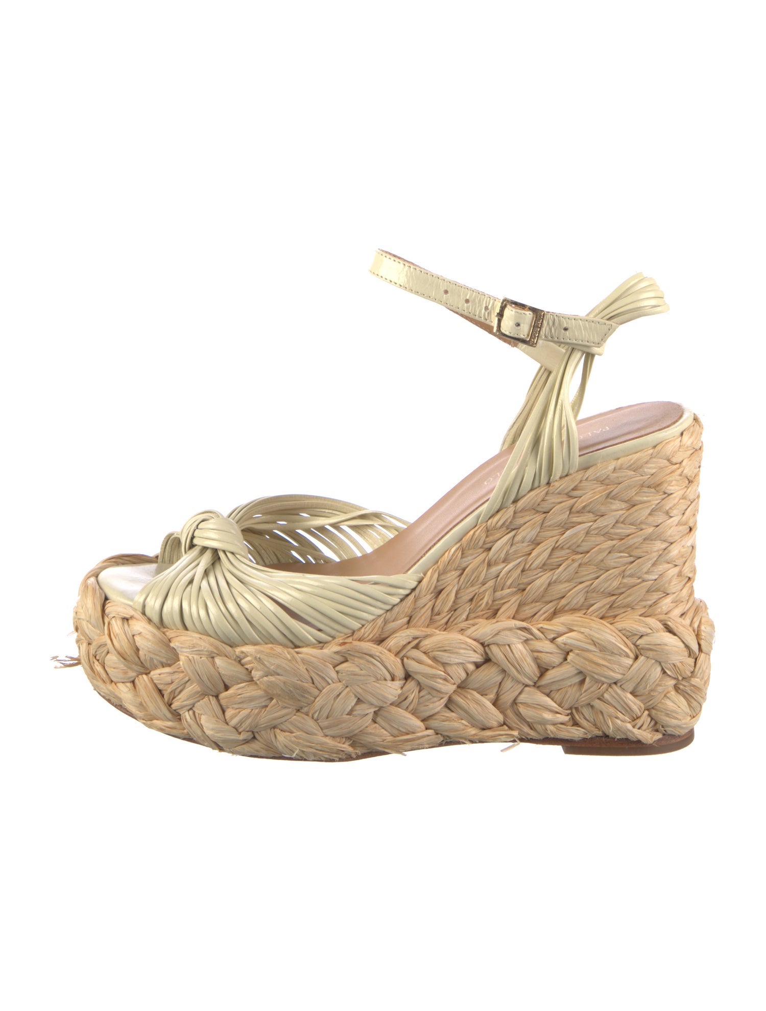 Paloma Barceló Leather Printed Espadrilles