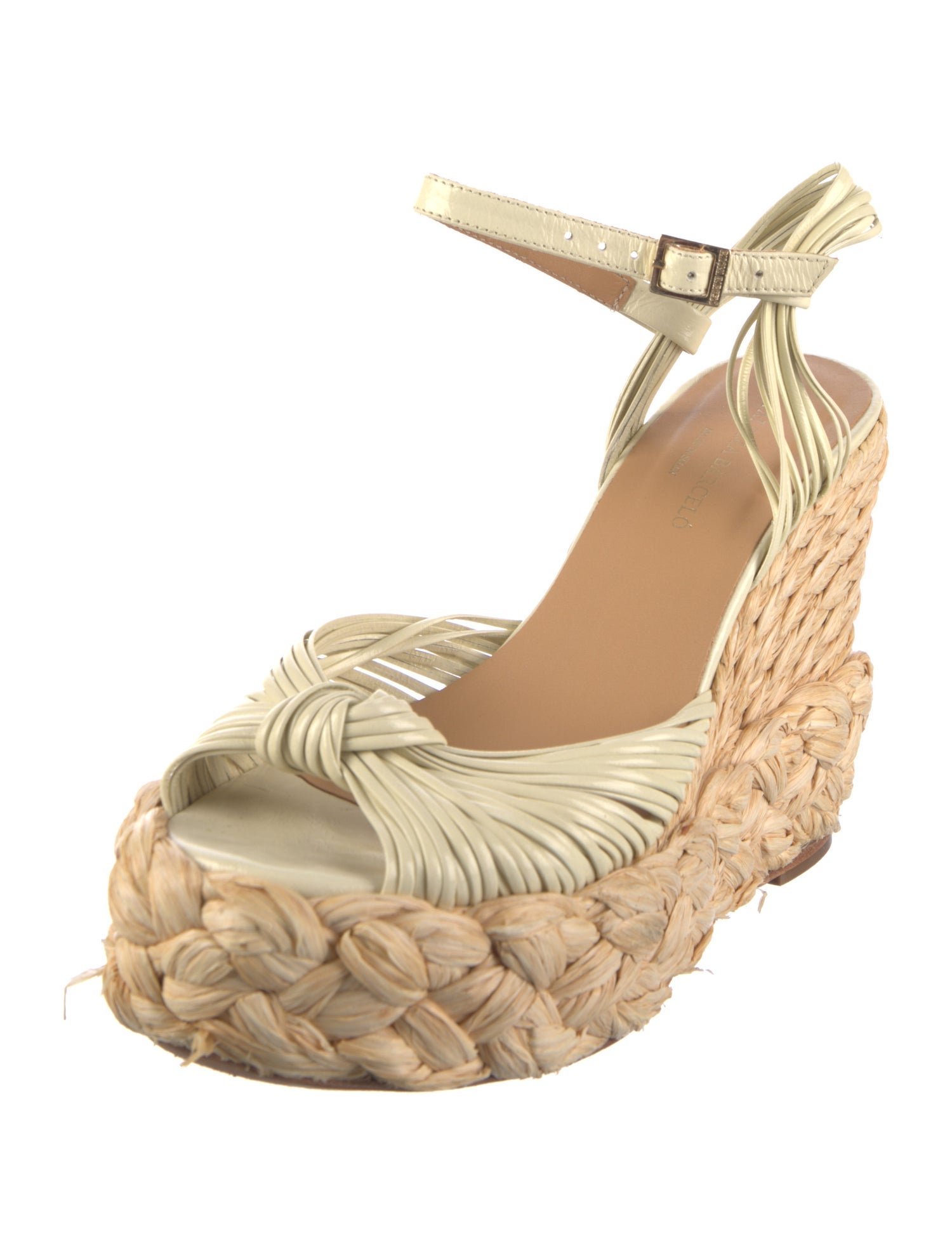 Paloma Barceló Leather Printed Espadrilles