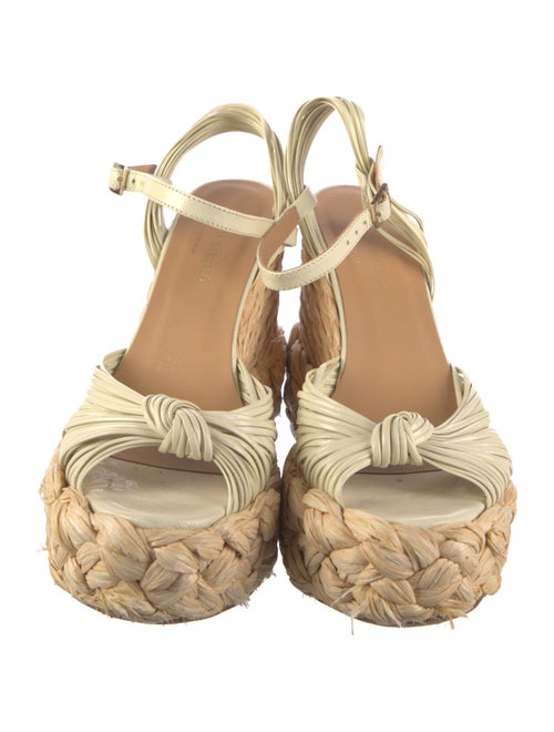 Paloma Barceló Leather Printed Espadrilles