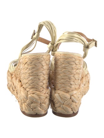 Paloma Barceló Leather Printed Espadrilles