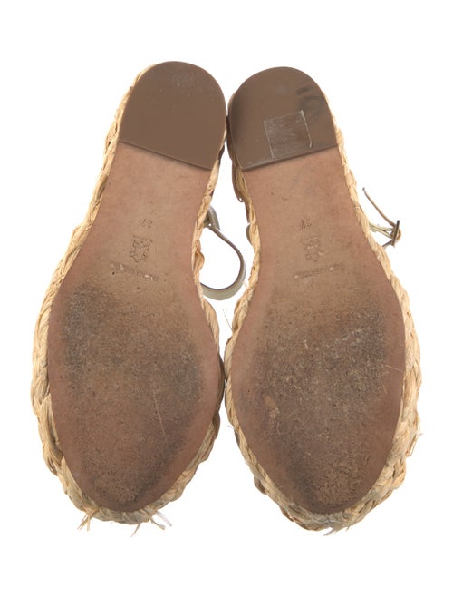 Paloma Barceló Leather Printed Espadrilles