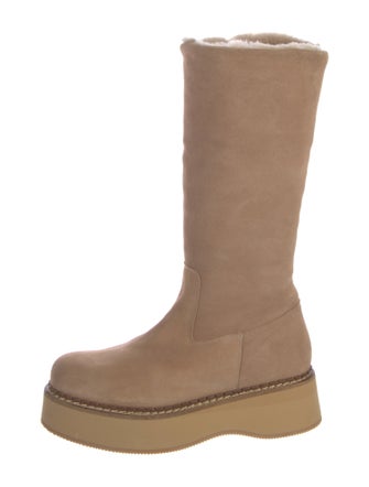 Paloma Barceló Suede Riding Boots