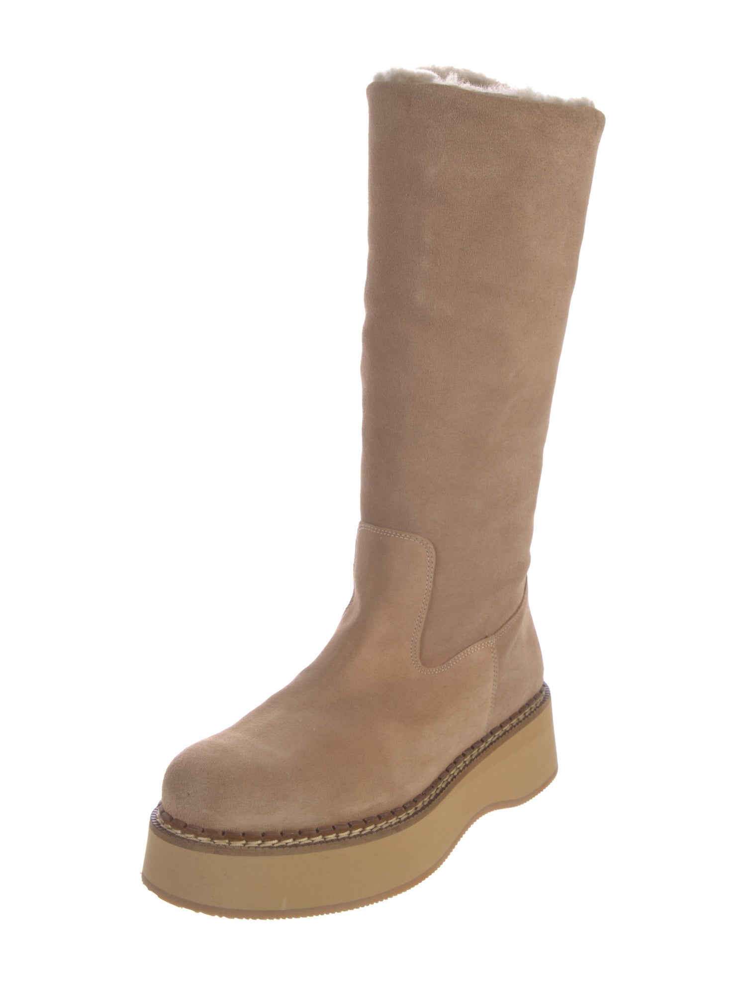Paloma Barceló Suede Riding Boots