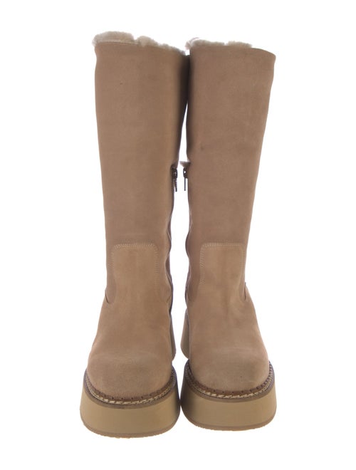 Paloma Barceló Suede Riding Boots