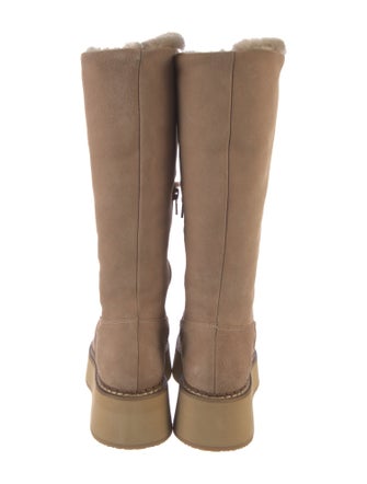 Paloma Barceló Suede Riding Boots
