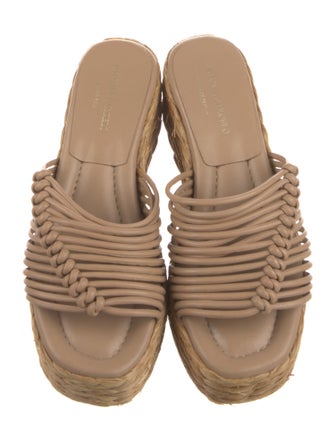 Paloma Barceló Leather Espadrilles