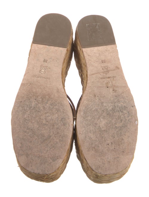 Paloma Barceló Leather Espadrilles