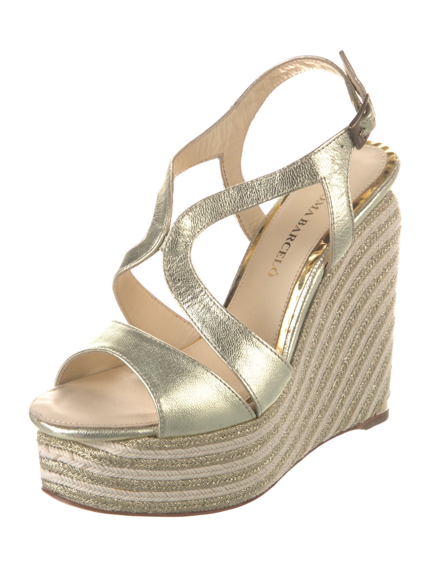 Paloma Barceló Leather Espadrilles