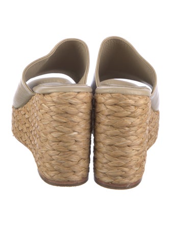 Paloma Barceló Leather Espadrilles