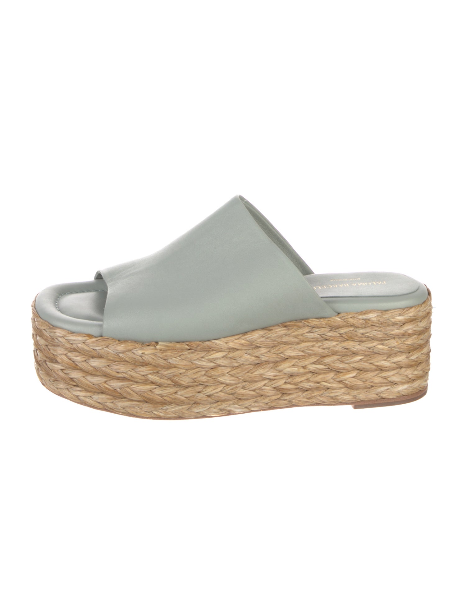 Paloma Barceló Leather Braided Accents Slippers